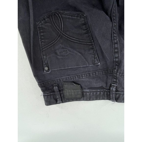 Calvin Klein Skinny Narrow Leg Women's Black Denim Button Fly Jeans Size 32Wx29 - Picture 5 of 12